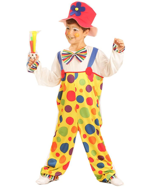  Jongleur Clownskostüm für Kinder bunt, fig. 1 