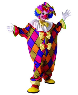  Déguisement Clown à carreaux enfant, fig. 1 