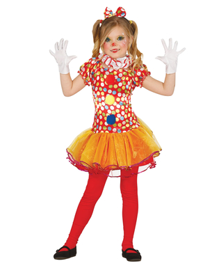  Déguisement clown multicolore avec tutu fille, fig. 1 