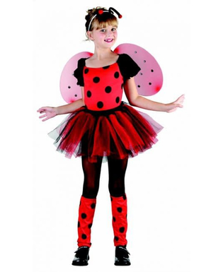  Déguisement coccinelle rouge à tutu fille, fig. 1 