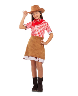  Déguisement cowgirl de l'Ouest fille, fig. 1 