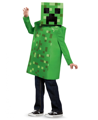  Déguisement Creeper Minecraft™ luxe enfant, fig. 1 