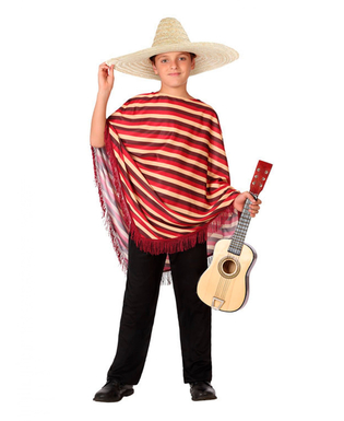  Mexikanisches Kostüm mit Poncho für Jungen, fig. 1 