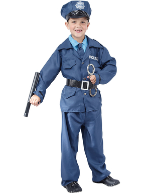  Déguisement policier bleu enfant, fig. 1 