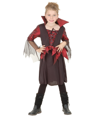  Halloween-Vampirkostüm aus Satin für Mädchen, fig. 1 