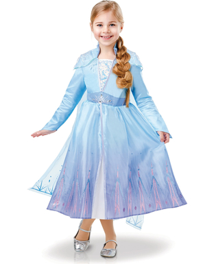  Déguisement luxe Elsa La Reine des neiges 2™ fille, fig. 1 