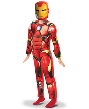  Avengers Iron Man™-Kinderkostüm Superhelden-Anzug rot-gelb, fig. 1 