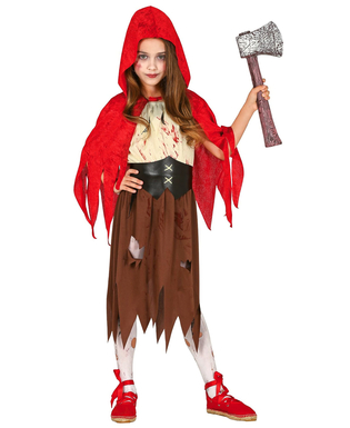  Déguisement petit chaperon rouge zombifié enfant, fig. 1 