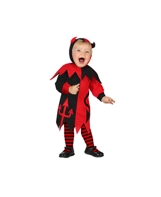  Teuflisches Baby-Kostüm für Halloween schwarz-rot, fig. 1 