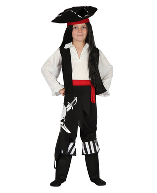  Déguisement pirate ceinture rouge garçon, fig. 1 