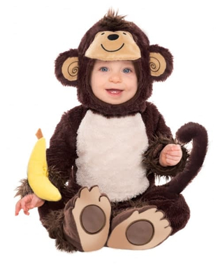  Déguisement singe avec hochet banane enfant, fig. 1 