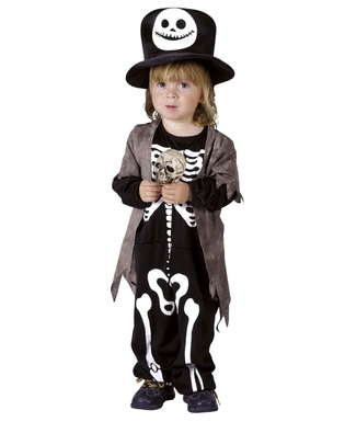  Skelett-Kostüm für Kinder für Halloween, fig. 1 