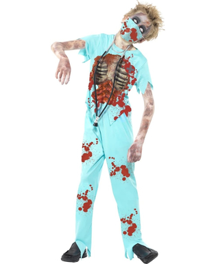  Déguisement docteur zombie enfant Halloween, fig. 1 