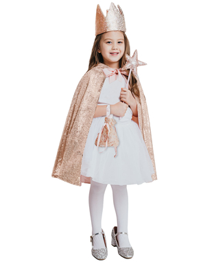  Kit cape et accessoires de princesse rose gold enfant, fig. 1 