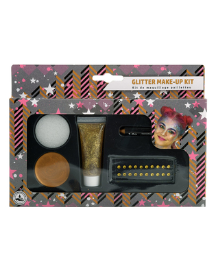  Glitzer Make-up Set 5-teilig goldfarben, fig. 1 