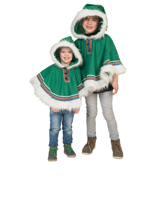  Babygrüner Inuit-Poncho, fig. 1 