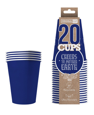  20 Gobelets américains carton recyclable bleu 25 cl, fig. 2 