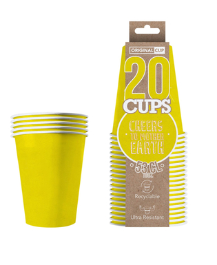  20 Gobelets américains carton recyclable jaunes 53 cl, fig. 2 