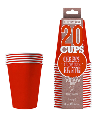  20 Gobelets américains carton recyclable rouges 53cl, fig. 2 