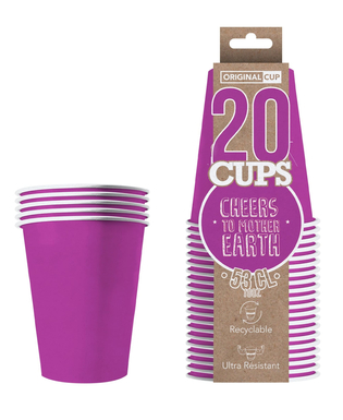  20 Gobelets américains carton recyclable violets 53cl, fig. 2 