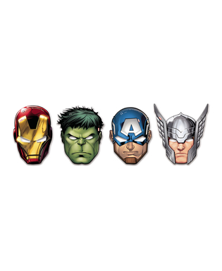  6 Augenmasken Avengers ™, fig. 1 