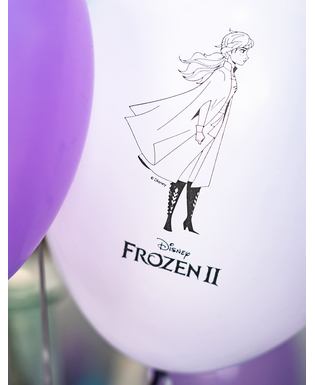  8 Ballons en latex La Reine des Neiges 2™ 28 cm, fig. 2 