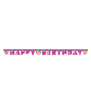  Barbie Dreamtopia™ „Happy Birthday“-Papierbanner, 15 cm x 2 m, fig. 2 