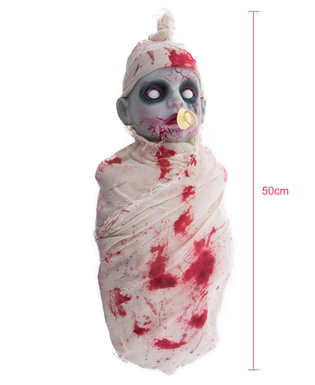  Blutiger Baby-Zombie mit Licht und Ton, 50 cm, fig. 2 