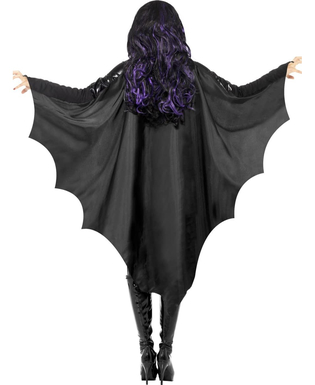  Fledermaus Cape für Damen schwarz, fig. 2 