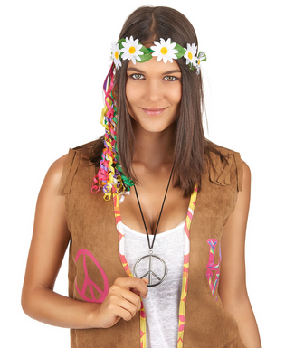  Collier hippie en métal Adulte, fig. 2 