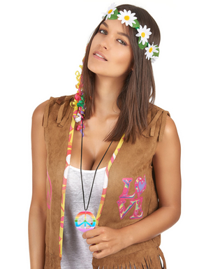  Collier hippie multicolore Adulte, fig. 2 