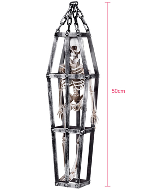  Décoration à suspendre squelette en cage 50 cm, fig. 2 