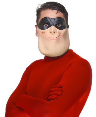  Demi-Masque en latex Super héros adulte, fig. 1 