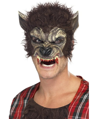  Halloween Werwolfs-Halbmaske für Erwachsene, fig. 1 