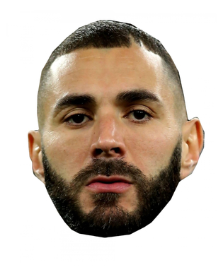  Karim Benzema Pappmaske, fig. 1 