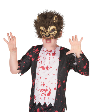  Masque en latex loup garou enfant, fig. 1 