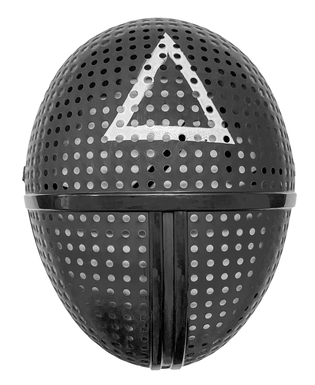  Masque en plastique gardien de jeu symbole triangle adulte, fig. 1 