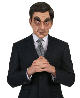  Masque humoristique en latex Fillon adulte, fig. 1 