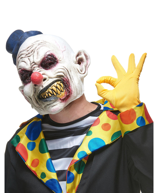  Masque latex clown hideux adulte, fig. 1 