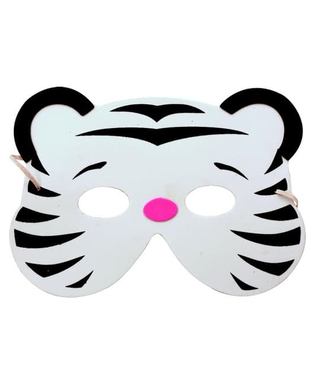  Masque tigre blanc enfant, fig. 1 