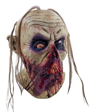  Masque zombie sanglant adulte Halloween, fig. 1 