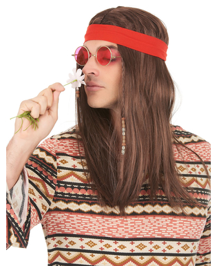  Perruque pirate ou hippie avec bandana adulte, fig. 2 