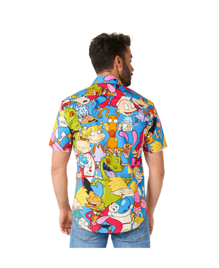  Nickelodeon™-Hemd für Herren 90er Jahre Opposuits bunt, fig. 2 