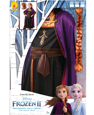  Coffret déguisement et tresse Anna La reine des neiges 2™ fille, fig. 2 