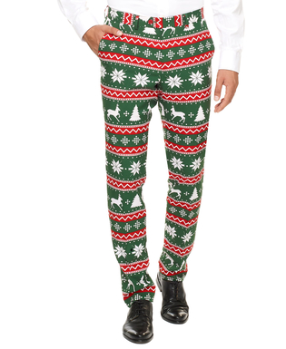  Mr. Festive Herrenkostüm Opposuits™ grün-weiß-rot, fig. 2 