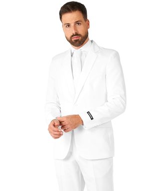  Costume Mr. Solid blanc homme Suitmeister™, fig. 2 