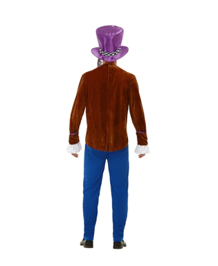  Verrückter Hutmacher märchenhaftes Herrenkostüm für Fasching blau-braun-grün, fig. 2 