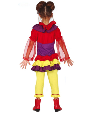  Déguisement clown maléfique multicolore fille, fig. 2 