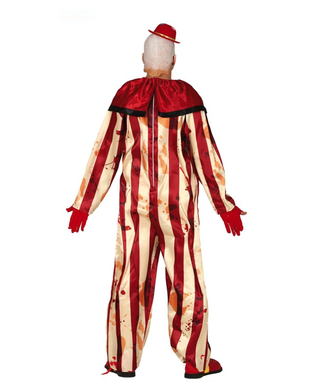  Grusel-Clownkostüm für Herren Halloween-Verkleidungen rot-beige, fig. 2 