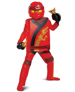  Déguisement deluxe Kai Ninjago Legacy - LEGO™ enfant, fig. 2 